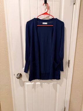 Nine West Essential Cardigan - Navy Blue - Petite Small (PS)